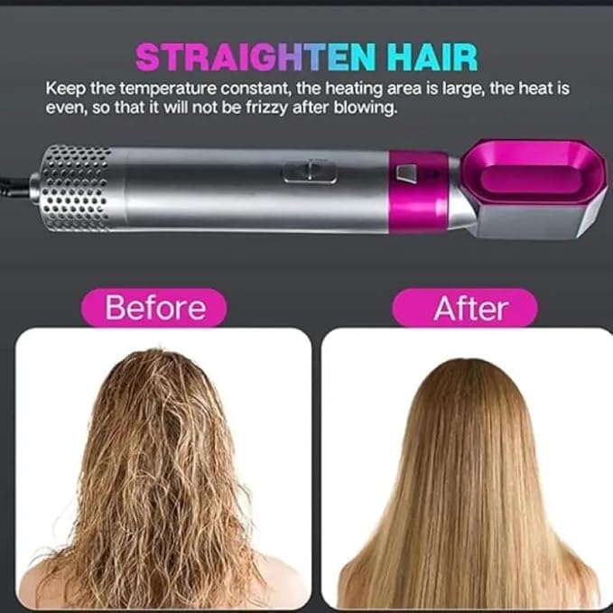 ɢʟᴏᴡᴀʀᴀ™ Hot Hair Brush 5 in 1 – فرشاة الشعر الساخنة 5 في 1