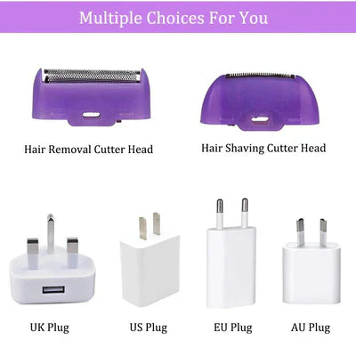 ɢʟᴏᴡᴀʀᴀ™Purple Epilator – آلة إزالة الشعر البنفسجية